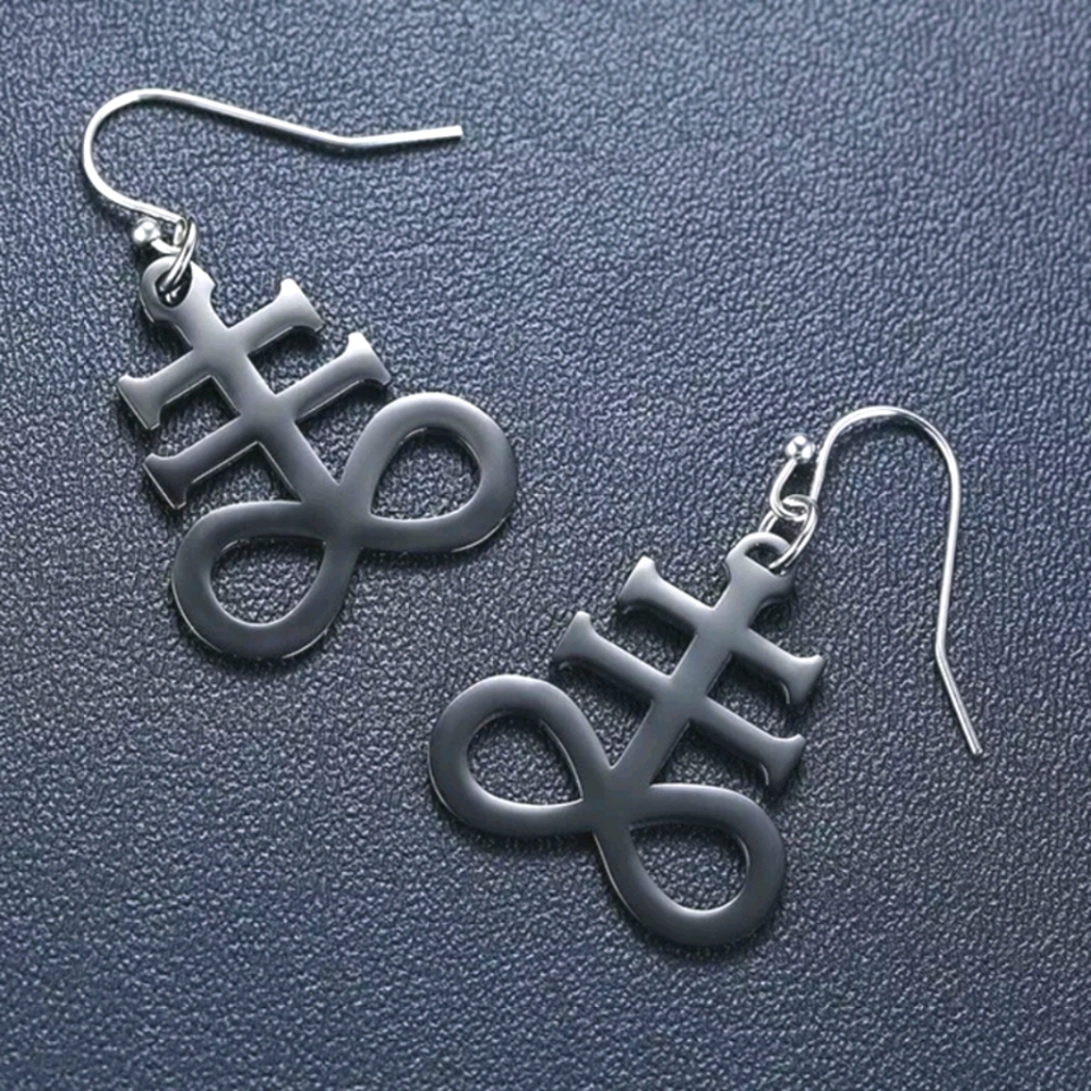 2/$15 - Leviathan Cross Earrings